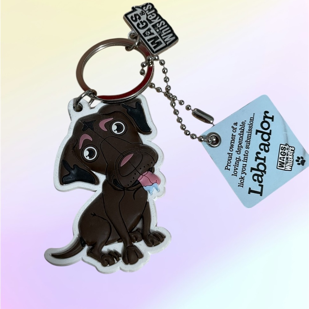 Chocolate Lab Keychain - Picture 1 of 1